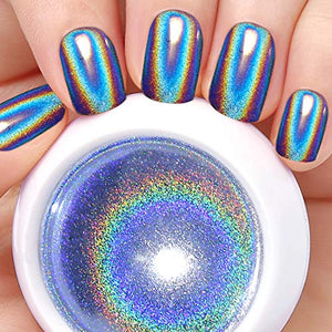 Yuxuan Holographic Powder Holosexual Salon Nails Pigment Unicorn - Drombeauty