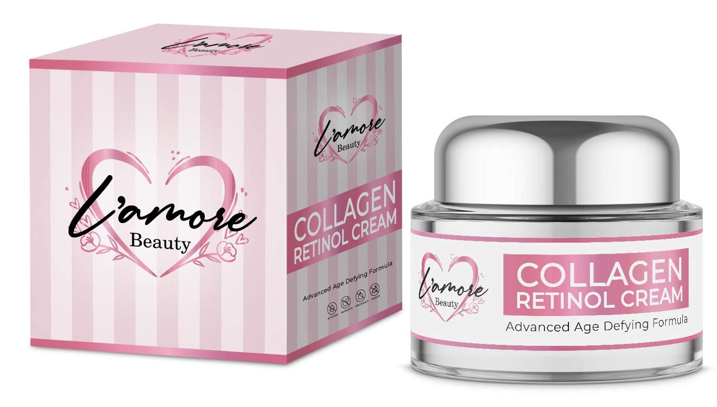 L’amore Beauty Collagen Retinol Cream (30mL) Anti-Aging Day and Night Facial - Drombeauty