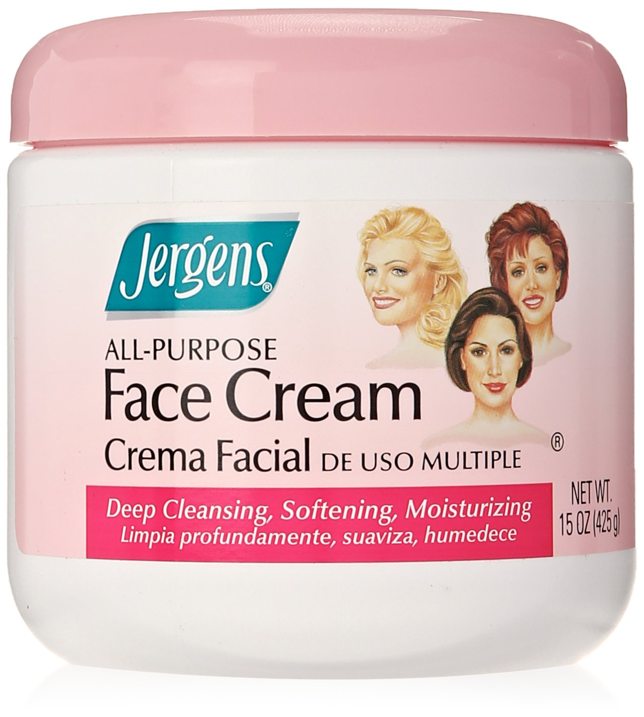 Jergens All Purpose Face Cream - 15 oz - Drombeauty