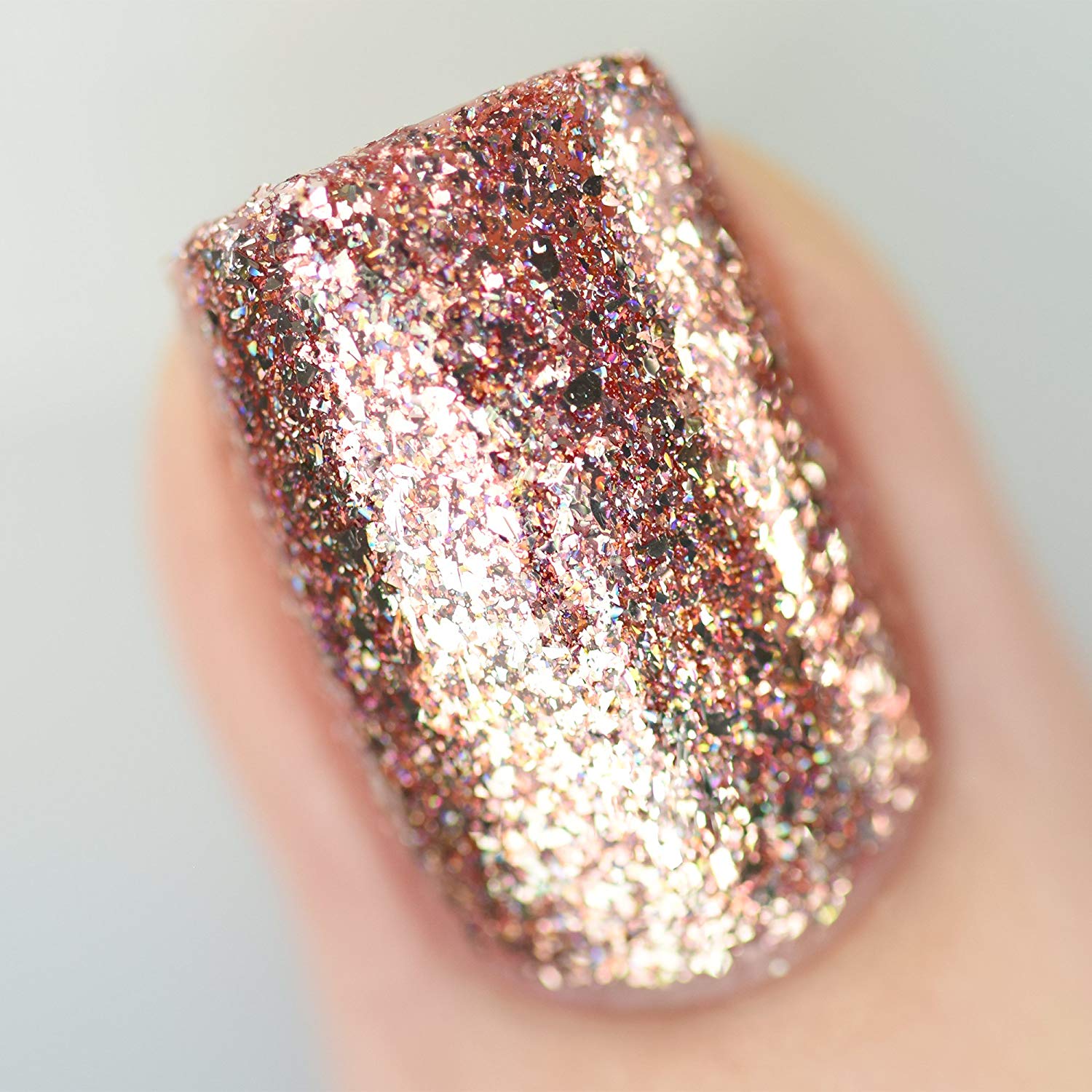 ILNP Juliette Holographic Nail Polish, Rose Gold - Drombeauty